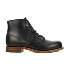 Wolverine Men's 1000 Mile Black Plain Toe Original Boots W05300