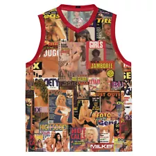 Black Sugar XXX Girls Fight Club Brad Pitt Tyler Durden Eco basketball Jersey