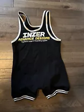 Inzer Singlet-power Lifting Black with White Trim Adult Size Large