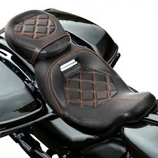 For Harley Touring CVO Road Street Glide 2009-2024 Driver Passenger Pillion Seat (For: 2009 Harley-Davidson Road Glide)