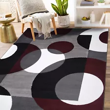 Rugshop Bedroom Rugs Modern Geometric Area Rugs for Living Room Carpets for Sale