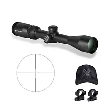 Vortex Crossfire II 3-9x40 Scope with 1 In Scope Rings and Hat