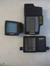 Humminbird Fish Finders Units Lot of 3 TCR101 Wide One LCR2000