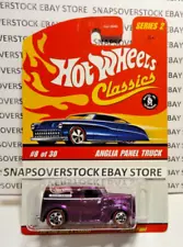 2006 HOT WHEELS CLASSICS SPECTRAFLAME PURPLE ANGLIA PANEL TRUCK, W/ REDLINE 5SP