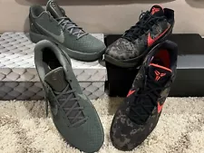 Nike Kobe 6 Fade To Black Camo 2024 Protro US Sz 11 869457 007 FQ3546 001 Mamba