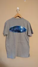 Supreme Lagoon Tee Gray SS16 T-Shirt Rare Mens | Size Large