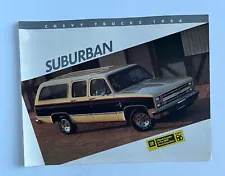 Vintage Brochure - 1986 Chevy Suburban (Expo 86) Dealership Brochure