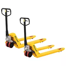 New Listing(Pack of 2) Steel Pallet Jack, 5500lb Capacity, 48” x 21” for Commercial Use