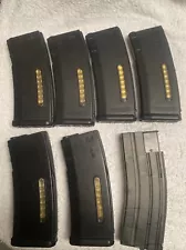 6x Magpul PTS 75rd E-Mag Mid Cap for M4 / M16 AEG with 460rd KWA Speed Loader