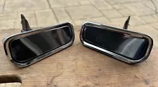 1969-1982 C3 Corvette Chrome Outer Door Handles Pair OEM GM Original Used Chevy