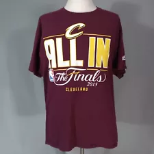 NBA Cleveland Cavaliers t-shirt mens XL extra large finals 2015 maroon