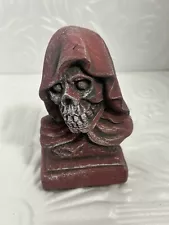 Grim Reaper Red small medium statue-skull head