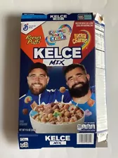 Travis Jason Kelce Mix Cereal Empty Box