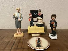 Vintage School and Teacher Themed Collectibles Lot 1970’s/1980’s Ceramics