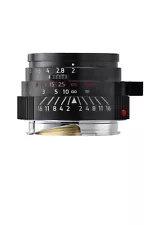 Light lens lab 50mm F2 Elcan Black paint for Leica Summicron M3 M6 M240 M10 M11