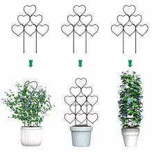 Indoor Plant Trellis for Climbing Plants, Stackable Garden Trellis for Potted...