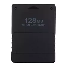 Generic 128MB Memory Card for Sony PlayStation 2 PS2 - Black