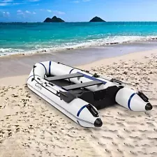 10 HP Inflatable Boat 4 Person Fishing Boats Dinghy Boat with Bag 10 FT