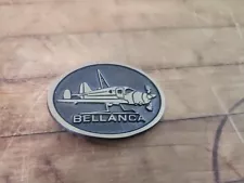 Bellanca Airplane Aircraft Aviation Solid Brass Vintage Belt Buckle