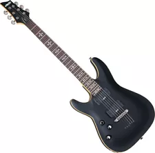 Schecter Demon-6 Left-Handed Electric Guitar Satin Black