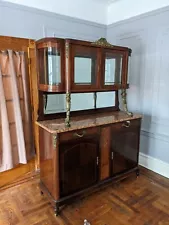 vintage hutch cabinet