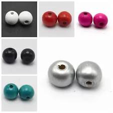 25 Large Round Wood Beads 20mm Wooden Beads Color for Choice Jewelry Craft DIY