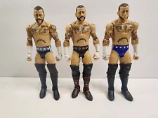 WWE Mattel Basic 3 Different CM Punk Figures 2012, CHECK CONDITIONS