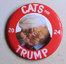 Donald Trump 2024 campaign pin button political