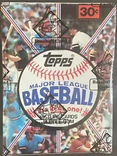 1981 Topps BBCE WrappedUnopened MINT Baseball Wax Box ð¥ð¥ð¥ 2nd Year HENDERSON