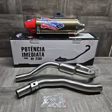 Dirt Bike Slip On Exhaust Muffler Full Kit CRF230F CRF150F 2003'-13'