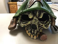 Halloween Mask Scary Military Skull Face And Helmet