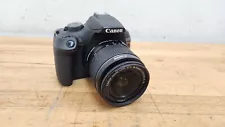 Canon EOS Rebel T7 24.1MP Digital SLR DSLR Camera - Black W/ 18-55mm Lens USED