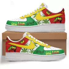 Bob Marley 420 One Love One Smoke Air Force 1 Shoes