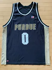 VTG Willie Deane #0 Purdue Boilermakers Basketball Jersey Mens Sz XXL Flag Patch