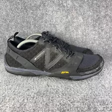 New Balance Minimus 10v2 Barefoot Mens 11 Running Shoes Black Gray Minimalist