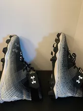 Under UA Armour Highlight Franchise Football Cleats Shoes Black