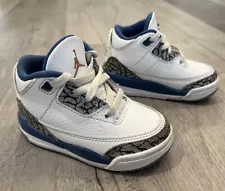 Nike Air Jordan 3 Infant Retro "Wizards" Sneakers (DM0968-148) - Size 5C