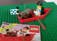 Lego Pirates I Imperial Soldiers Set 6245 Harbor Sentry 100% complete 1989 pi064