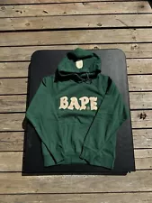 Bape Logo Relaxed Fit Pullover Hoodie