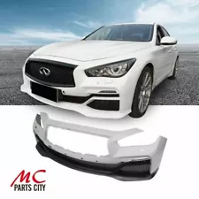 For 2014-2022 Infiniti Q50 Sedan Eau Rouge PP Front Bumper Body Kits Conversion