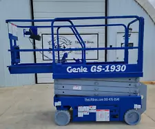 Refurbished Genie GS1930 19 ft. Electric Scissor Lift Manlift Aerial Skyjack JLG