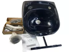 Shampoo Sink Bowl Black Plastic - Old Stock - Never Installed - Health Line