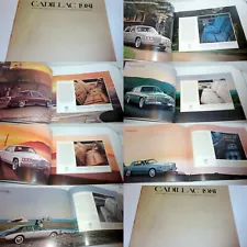 Vintage 1981 Cadillac Sales Brochure Catalog Fleetwood DeVille Eldorado Seville