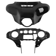 Inner & Outer Batwing Fairing For Harley Electra Street Glide 14-24 Vivid Black