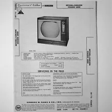 Setchell Carlson Chassis U800 Color TV Set Receiver Photofact ™ 1964 - New NOS