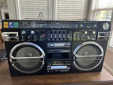 Vintage Lasonic TRC-931 Ghetto Blaster Boombox Radio Works Early Model