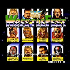 WWF WrestleFest Arcade P.C. Board PCB JAMMA Working Perfectly