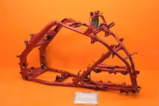 06-14 YAMAHA RAPTOR 700 700R OEM RED MAIN FRAME CHASSIS ENGINE CRADLE GOOD (For: Yamaha Raptor 700)