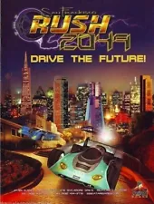 San Francisco Rush 2049 Arcade Flyer Original NOS Video Game Brochure Artwork