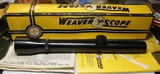 Vintage Weaver K3 3 Power Rifle Scope 1 inch